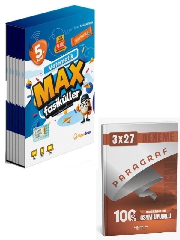 Hiper Zeka 2027 5. Sınıf Matematik MAX Fasikülleri+ Anla Kazandıran Paragraf