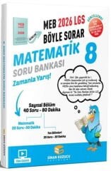 Sinan Kuzucu 2026 8. Sınıf LGS Matematik MEB Böyle Sorar Soru Bankası