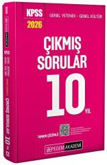 Pegem 2026 KPSS Genel Yetenek Genel Kültür Son 10 Yıl Çıkmış Sorular Çözümlü Pegem Akademi Yayınları