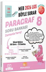 Sinan Kuzucu 2026 8. Sınıf LGS Paragraf MEB Böyle Sorar Soru Bankası