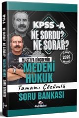 Dizgi Kitap 2026 KPSS A Grubu Medeni Hukuk Ne Sordu Ne Sorar Soru Bankası Çözümlü - Mustafa Dinçdemir Dizgi Kitap