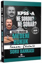 Dizgi Kitap 2026 KPSS A Medeni Hukuk Ne Sordu Ne Sorar Tamamı Çözümlü Soru Bankası