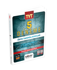 Miray Yayınları TYT 5 Deneme Video Çözümlü