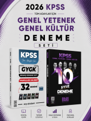 Retro 2026 KPSS GKGY 5Yüz 10 Deneme & EVP Akademi KPSS Tüm Dersler 32 Deneme Seti