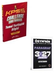 Murat 2027 KPSS Temel Yurttaşlık Bilgisi CHALLENGE Soru Bankası+ EVP Akademi Paragraf