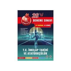 Nartest Yayınları 8. Sınıf Nar Tanesi T.C. İnkılap Tarihi Ve Atatürkçülük 28 li Deneme Sınavı