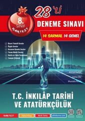 Nartest Yayınları 8. Sınıf Nar Tanesi T.C. İnkılap Tarihi Ve Atatürkçülük 28 li Deneme Sınavı