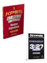 Murat 2027 KPSS Türkiye Coğrafyası CHALLENGE Soru Bankası+ EVP Akademi Paragraf