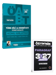Yediiklim 2027 ÖABT MEB-AGS Türk Dili ve Edebiyatı Öğretmenliği Eski Türk Dili, Yeni Türk Dili Konu Anlatımı+EVP Akademi Paragraf