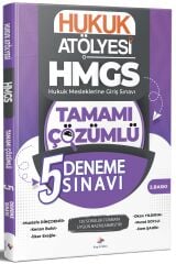 Dizgi Kitap 2026 Hukuk Atölyesi HMGS Hukuk Mesleklerine Giriş Sınavı Tamamı Çözümlü 5 Deneme Sınavı