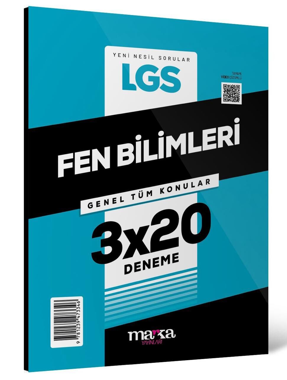 Marka 2025 8. Sınıf LGS Fen Bilimleri 3x20 Deneme Marka Yayınları