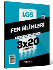 Marka 2025 8. Sınıf LGS Fen Bilimleri 3x20 Deneme Marka Yayınları