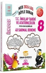 Sinan Kuzucu 2026 8. Sınıf T.C. İnkılap Tarihi ve Atatürkçülük İlk Doz Sarmal Branş Denemeleri