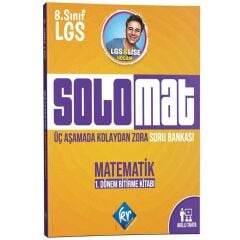 KR Akademi 8. Sınıf LGS Solomat Matematik 1. Dönem Soru Bankası