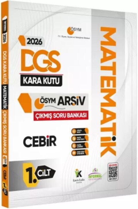 İnformal Yayınları 2026 DGS Matematik Kara Kutusu CEBİR ÖSYM Çıkmış Soru Bankası 1. Cilt