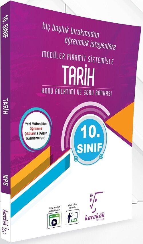 Karekök 10. Sınıf Tarih MPS Konu Anlatımlı Soru Bankası Karekök Yayınları