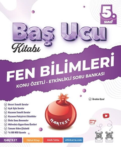 Nartest 5. Sınıf Fen Bilimleri Baş Ucu Kitabı Maarif Modeli