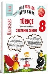 Sinan Kuzucu 2026 8. Sınıf Türkçe İlk Doz Sarmal Branş Denemeleri