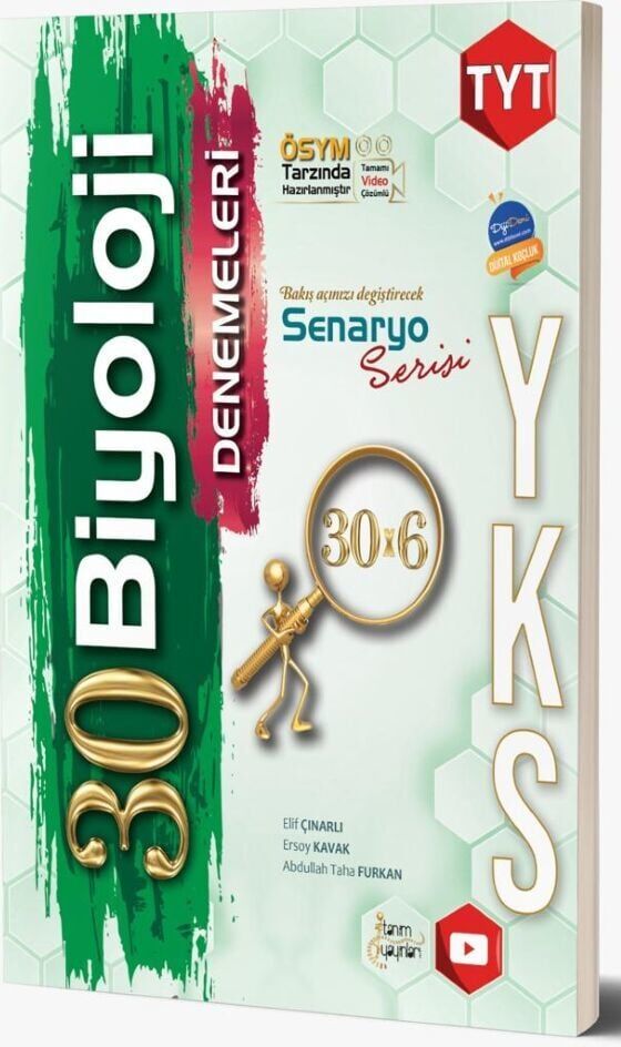 Tanım Yayınları TYT Biyoloji 30 lu Deneme