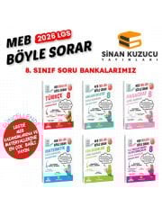 8. SINIF - LGS MEB BÖYLE SORAR SORU BANKASI SETİ 2026 LGS Sinan Kuzucu Yayınları