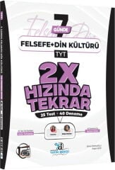 Yayın Denizi TYT Felsefe ve Din Kültürü Ders Platosu 7 Günde 2X Hızında Tekrar Deneme