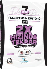 Yayın Denizi TYT Felsefe ve Din Kültürü Ders Platosu 7 Günde 2X Hızında Tekrar Deneme