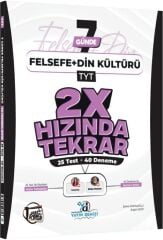 Yayın Denizi TYT Felsefe ve Din Kültürü Ders Platosu 7 Günde 2X Hızında Tekrar Deneme