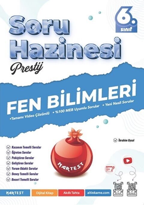 Nartest 6. Sınıf Fen Bilimleri Prestij Soru Hazinesi