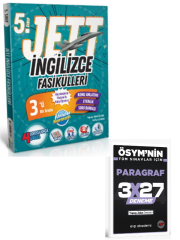 Ünlüler Karması 2027  5. Sınıf İngilizce JETT Fasikülleri+ EVP Akademi Paragraf