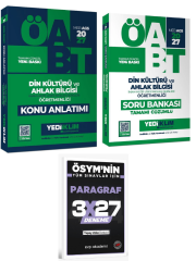 Yediiklim 2027 ÖABT MEB-AGS Din Kültürü ve Ahlak Bilgisi Öğretmenliği Konu+ Soru+ EVP Akademi Paragraf