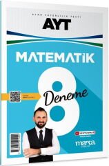 Marka YKS AYT Matematik 8 Deneme Çözümlü Yektuğ Mat - Yasin Kara Marka Yayınları