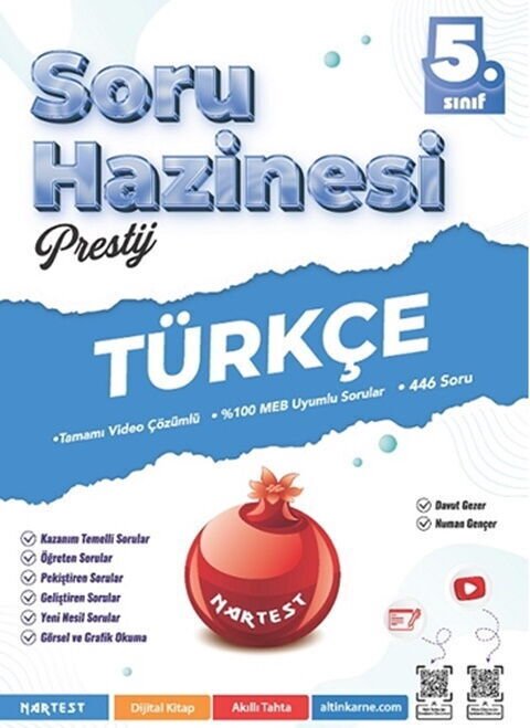 Nartest 5. Sınıf Türkçe Prestij Soru Hazinesi