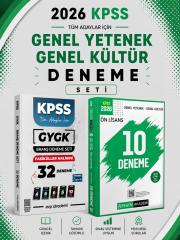 Pegem 2026 KPSS GKGY Ön Lisans 10 Deneme & EVP Akademi KPSS Tüm Dersler 32 Deneme Seti