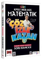 Yargı 2026 KPSS MEB-AGS Matematik Çöz-İzle-Kazan Soru Bankası Çözümlü - Deniz Atalay Yargı Yayınları