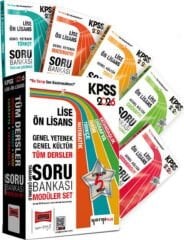 Yargı Yayınları 2026 KPSS Lise Ön Lisans GK GY Tüm Dersler Tamamı Çözümlü Modüler Soru Bankası Seti