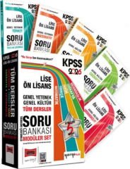 Yargı Yayınları 2026 KPSS Lise Ön Lisans GK GY Tüm Dersler Tamamı Çözümlü Modüler Soru Bankası Seti