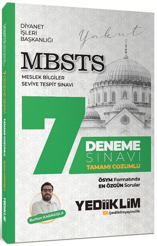 Yediiklim MBSTS 7 Deneme Çözümlü - Burhan Karakışla Yediiklim Yayınları