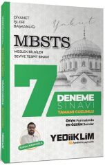 Yediiklim MBSTS 7 Deneme Çözümlü - Burhan Karakışla Yediiklim Yayınları