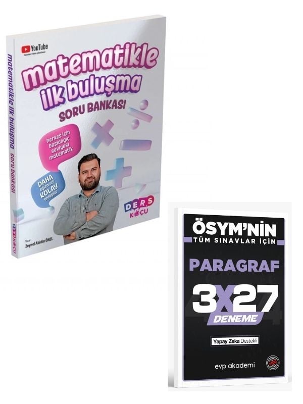 Murat 2027 Matematikle İlk Buluşma Soru Bankası (DK)+ EVP Akademi Paragraf