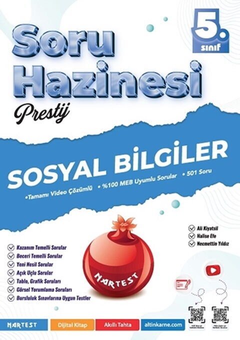Nartest 5. Sınıf Sosyal Bilgiler Prestij Soru Hazinesi