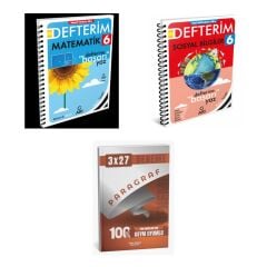 2027 Arı 6 Sınıf Defterim Matematik Matemito GÜNCEL + Sosyal Sosyalimo Bilgiler Konu + Ankapade 3'lü Set