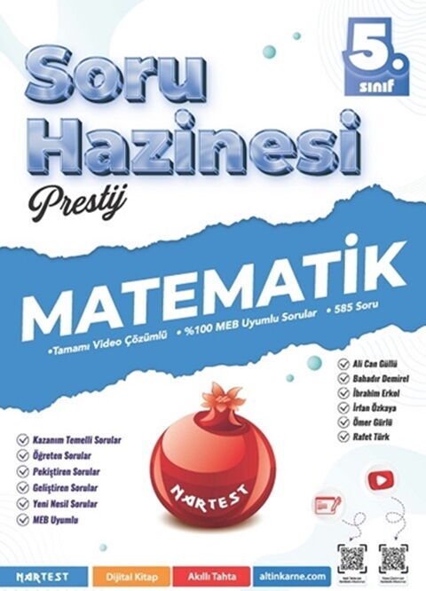 Nartest 5. Sınıf Matematik Prestij Soru Hazinesi