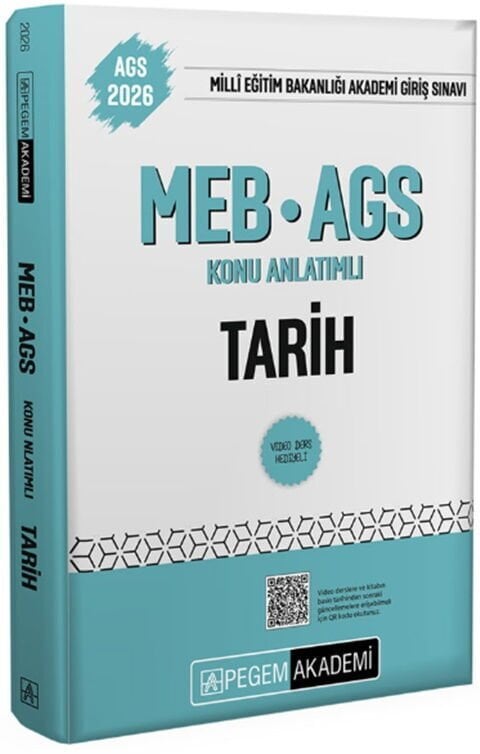 Pegem 2026 MEB-AGS Tarih Konu Anlatımlı Pegem Akademi Yayınları