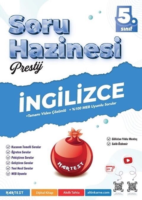 Nartest 5. Sınıf İngilizce Prestij Soru Hazinesi