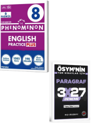 FENOMEN 2027 8 THE PHENOMENONENGLISH PRACTICE PLUS (6 FASİKÜL)+ EVP Akademi Paragraf