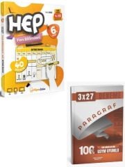Hiper Zeka 2027 6. Sınıf Hep Fen Bilimleri 40 Haftalık Deneme+ Anla  Kazan Paragraf