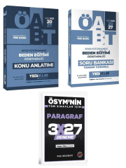Yediiklim 2027 ÖABT MEB-AGS Beden Eğitimi Öğretmenliği Spor Kütüphanesi Konu+ Soru+ EVP Akademi Paragraf
