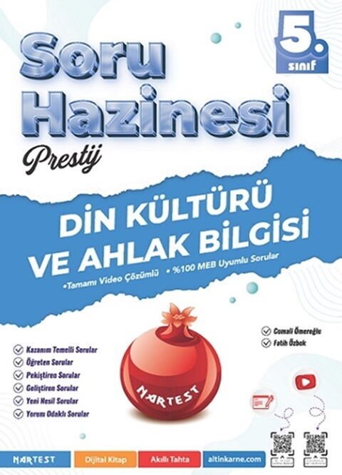 Nartest 5. Sınıf Din Kültürü Ve Ahlak Bilgisi Prestij Soru Hazinesi