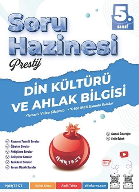 Nartest 5. Sınıf Din Kültürü Ve Ahlak Bilgisi Prestij Soru Hazinesi