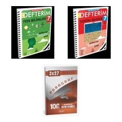 2027 Arı 7 Sınıf Defterim GÜNCEL Fen Fenito Bilimleri + Sosyal Sosyalimo Bilgiler Konu + Ankapade 3'lü Set